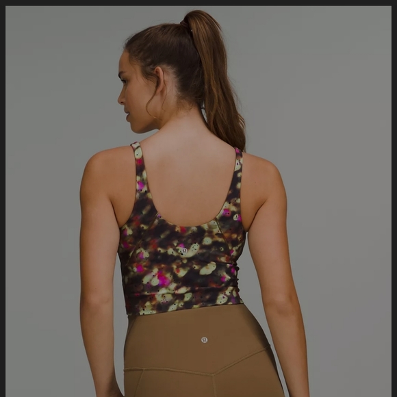 Nwt Lululemon athletica align tank splatter green 8 - Picture 3 of 9